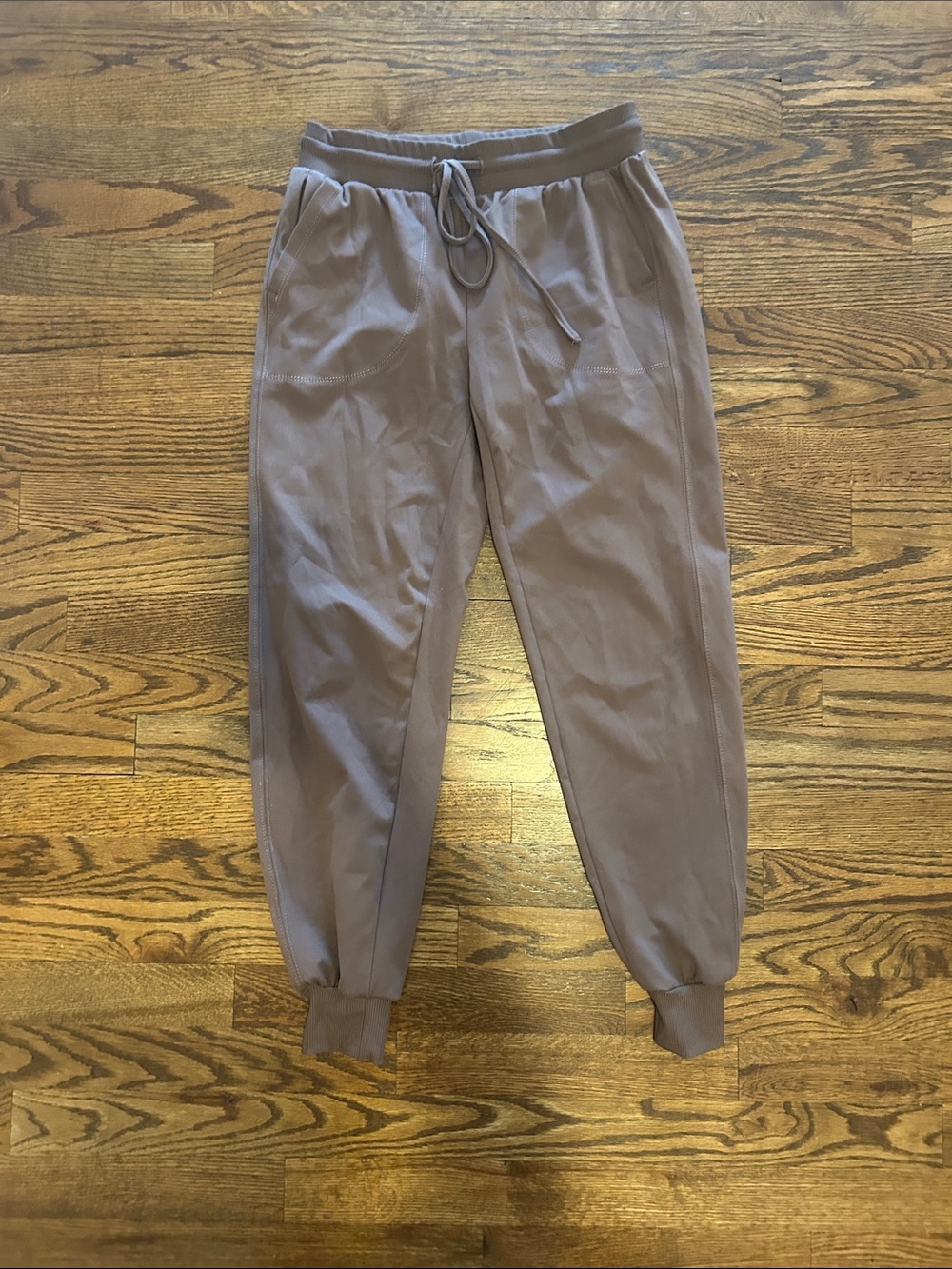 Rachel Zoe Taupe Drawstring Jogger Pants